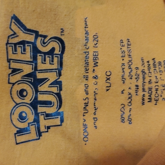 Looney Tunes Tweety  Womens  Football T Shirt - Picture 5 of 5